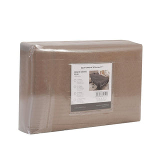 Juego de Sábanas Polar Térmico Chantilly 1.5 Plazas Visón