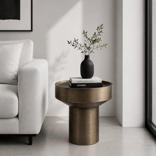 Mesa Lateral Metal 50X50X52Cm