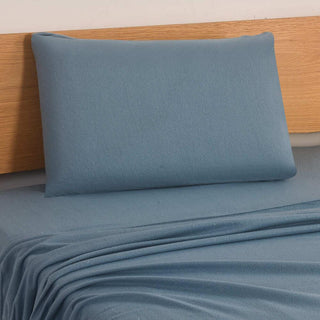 Juego de Sábanas Polar Térmico Chantilly 2 Plazas Azulado