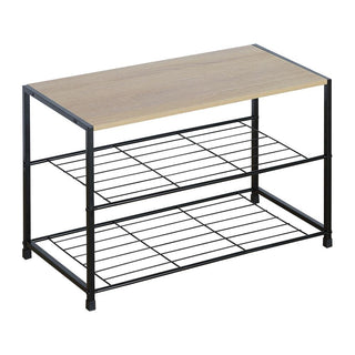 Arrimo Organizador 3 Niveles Madera y Metal 63x30x43 cm