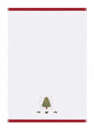 Set 2 Toallas Bordadas Arbol Navidad 40X60 Cm