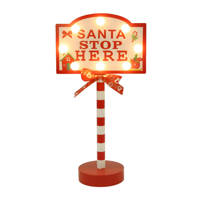Letrero Mad 8Led Tenue Stop 15X8X28,5Cm 002