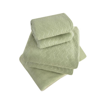 Juego de Sábanas Coral Fleece Ultra Suave Chantilly King verde