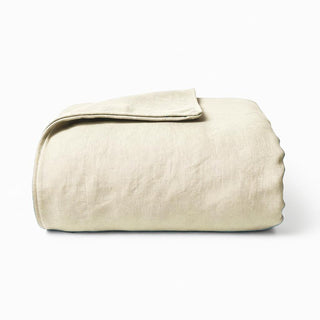 Funda plumón de Lino 220 x 240 cm  crema