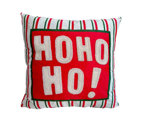 Funda Cojín Ho Ho Ho Bordada 45x45 cm