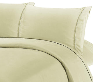 Sábanas Microfibra Lisa 1 plaza Beige