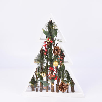 Deco Mad Led Arbol C/Esferas Doradas 35X5X44,5Cm 5