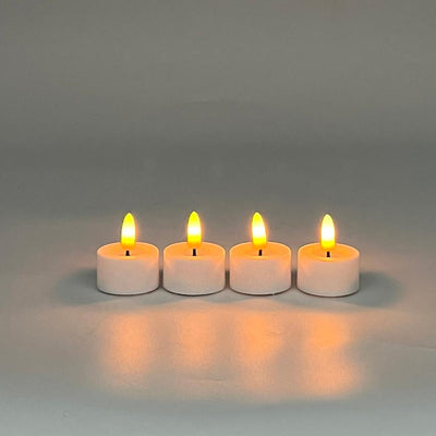 Set 4 Velas Led C/Pilas 3,8X4,5Cm 8026 #14