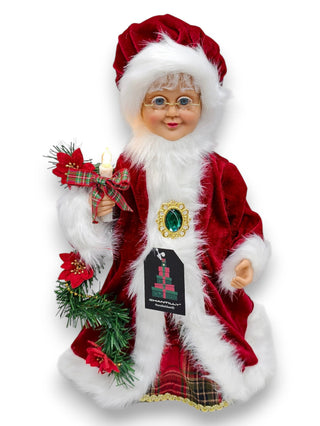 Sra Santa Claus Musical con Luz 43 cm