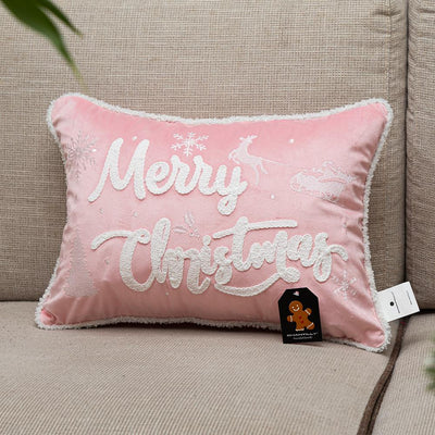 Funda Cojin Bord Merry Christmas #28 35X50Cm