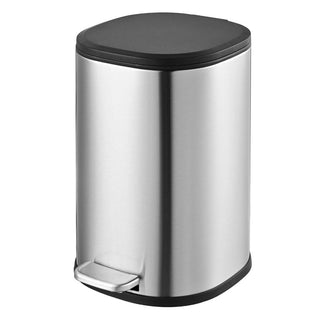 Papelera de Baño de Acero Inoxidable con Pedal y Cierre Suave