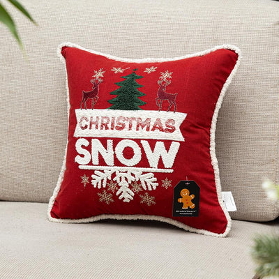 Funda Cojin Bord Snow 40X40Cm