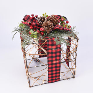 Deco Caja Regalo Led 29X29X33Cm 270