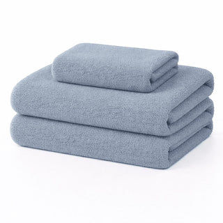 Juego de Sábanas Sherpa Extra Cálido Chantilly King Azul Piedra