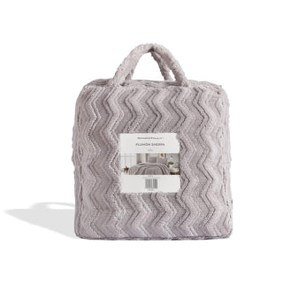 Plumón Sherpa Extra Cálido Chantilly King Gris Plata