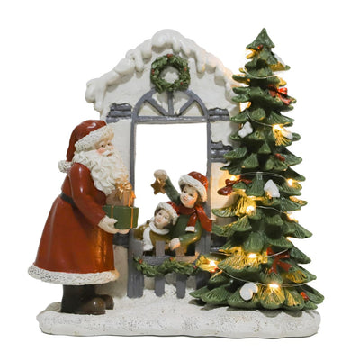 Santa Arbolito C/Luz 22X9,5X22,5Cm 22