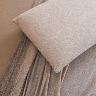 Juego de Sábanas Estampado Polar Térmico Chantilly 1 Plaza Visón