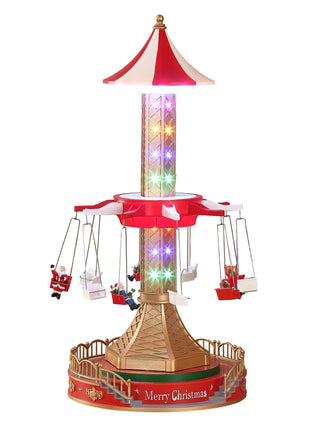 Carrusel Parque Luz/Musica 27,5X32X52Cm Df67793A