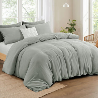 Funda Plumón 100% algodón 240X240Cm gris