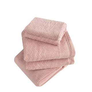 Juego de Sábanas Coral Fleece Ultra Suave Chantilly King Rosado