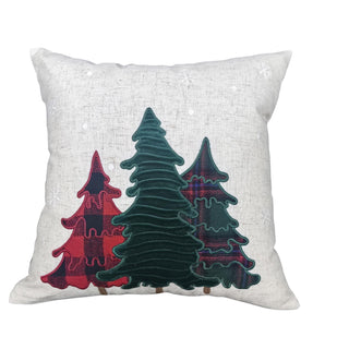 Funda Cojín 3 Pinos Bordados 40x40 cm