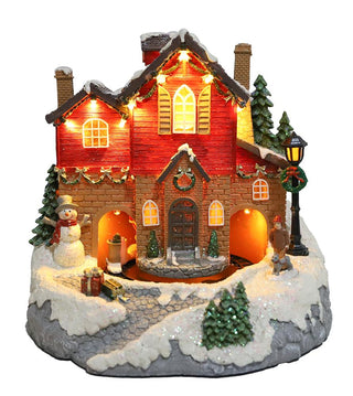 Villa Luz Y Musica 22,5X23X22,5Cm