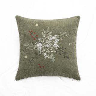 Funda Cojin Bord Flor Inca Blanca #224 45X45Cm 035
