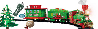 Tren Navideño Luz Música Humo con Pista 25 Pzs