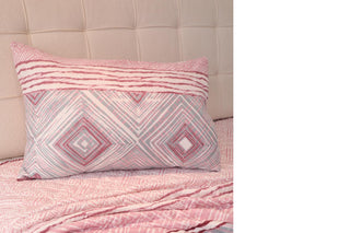 Quilt Sherpa Estampado Pink frames 2 plazas