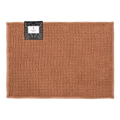 Piso De Baño Chenille 40X60Cm Café