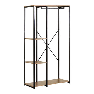 Closet Abierto Industrial con Repisas 90x40x167 cm