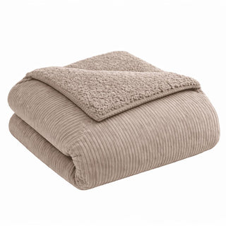 Plumón Sherpa Extra Cálido Chantilly 1.5 Plazas Visón