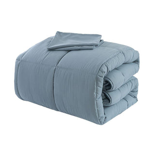 Plumón 1.5 Plazas Reversible Azul | Microfibra Hipoalergénica Chantilly