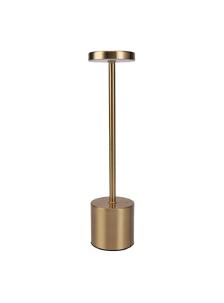 Lámpara de Mesa USB Recargable Dorada 34 cm
