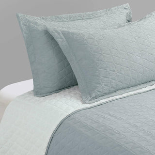 Cubrecama Crinkle Sherpa Liso 2 plazas Verde