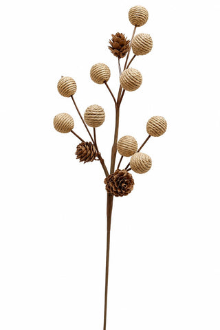Rama Navideña Natural Decorativa 37 cm