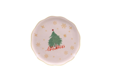 Plato Red Arbolito 20X20X2Cm 011