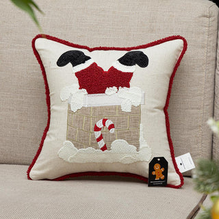 Funda Cojin Bord Piernas Santa 40X40Cm