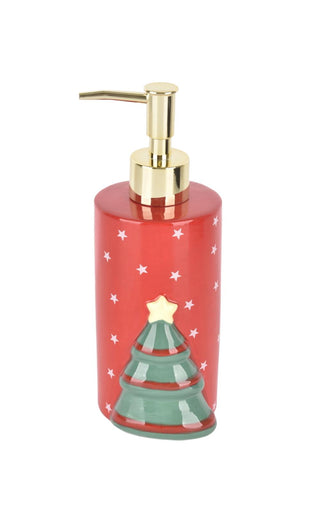Set Toallas Y Dispensador Arbolitos Navidad