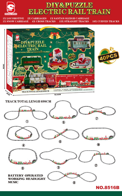Tren Luz/Musica C/Pista 40Pzas L=6,98M 16B