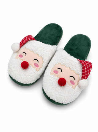 Set Pantuflas Santa Verde 27X24Cm