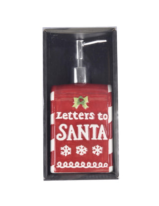 Dispensador Jabon Navideño Letters To Santa