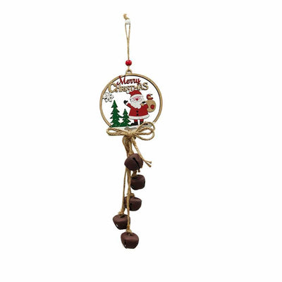 Deco 5 Campanillas Santa #8 10X3X39Cm 051