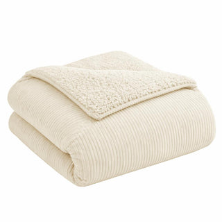 Plumón Sherpa Extra Cálido Chantilly 2 Plazas Crudo