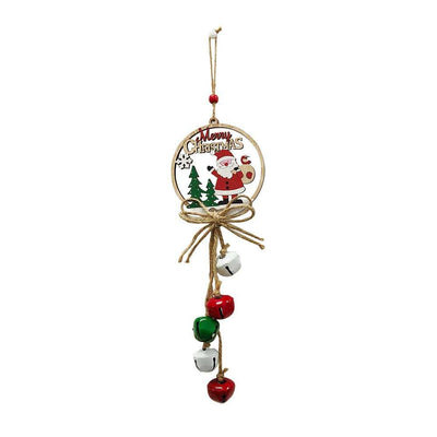 Deco 5 Campanillas Santa 10X3X39Cm 051