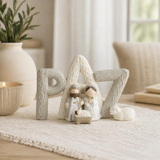 Sagrada Familia Paz Decorativa 25 cm
