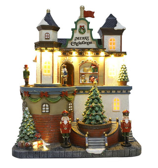 Castillo Navidad C/Luz 22,6X15X26Cm