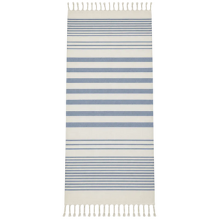 Pareo Toalla Turca 80x180 cm Azul Marino de Algodón y Poliéster