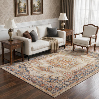 Alfombra Lavable Karachi Diseño 8 140x200 cm Estampada