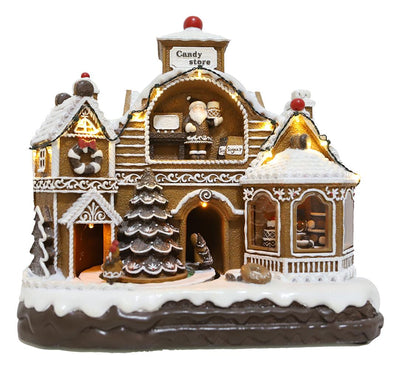 Villa Jengibre Luz/Musica 33X17X30Cm 4Z